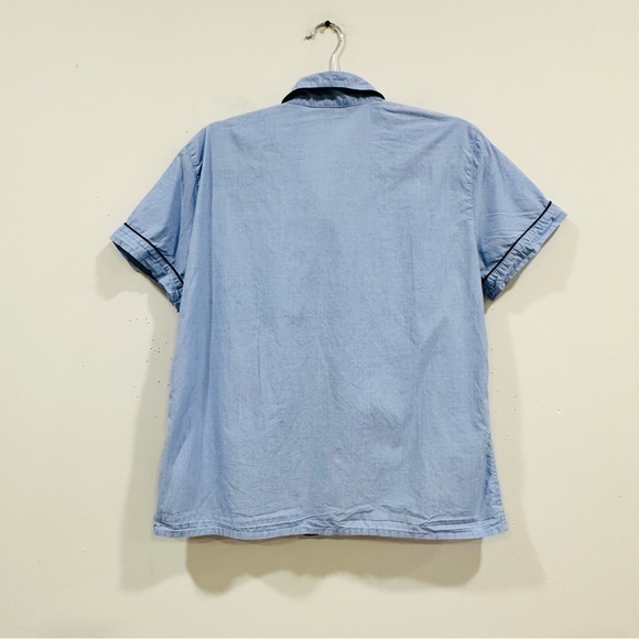 J.Crew End On End Women’s Cotton Blue  Short Sleeve Pajama Set Size S - Picture 5 of 13